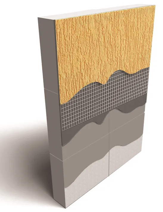 Тонкослойная фасадная система без утепления Эконом заказать с работами под ключ